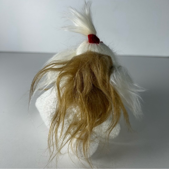 Russ Freeda Puppy Dog Plush Berrie Shih Tzu "Fluffy" Stuffed Animal W/Bow 8" - Picture 5 of 7